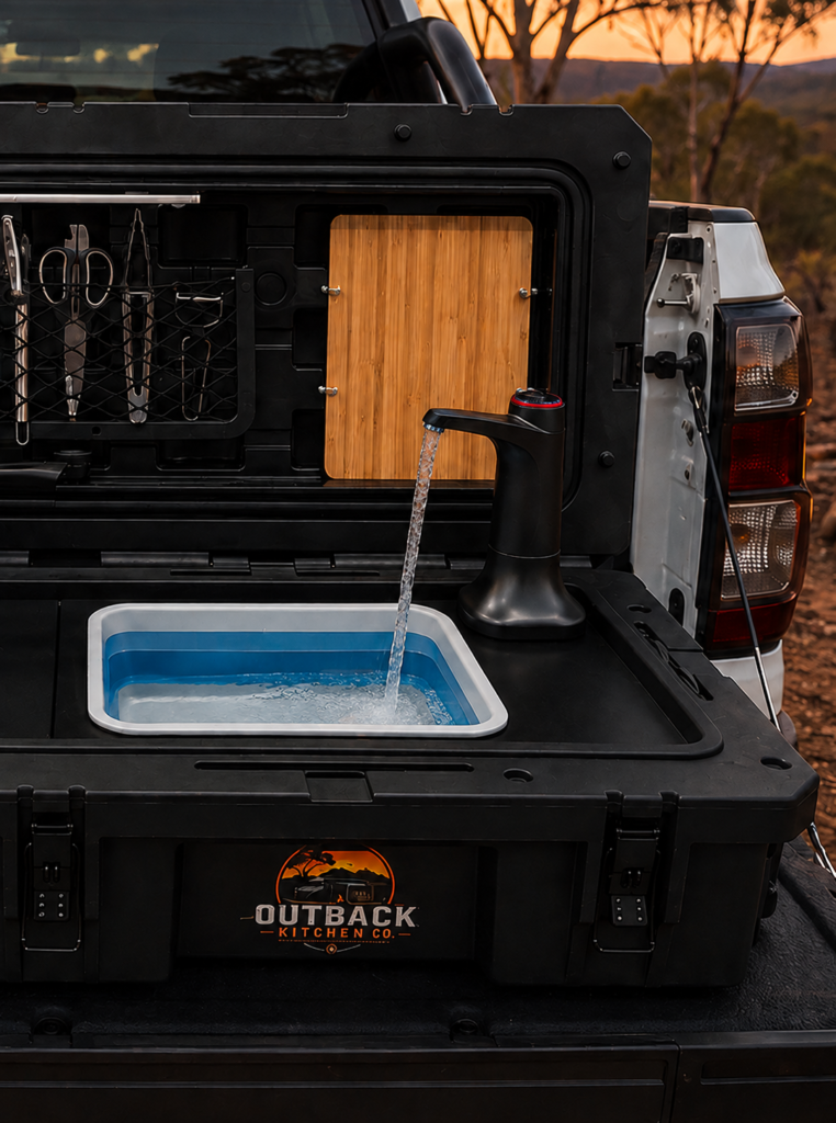 4x4 camp kitchen designed for touring and off-road camping